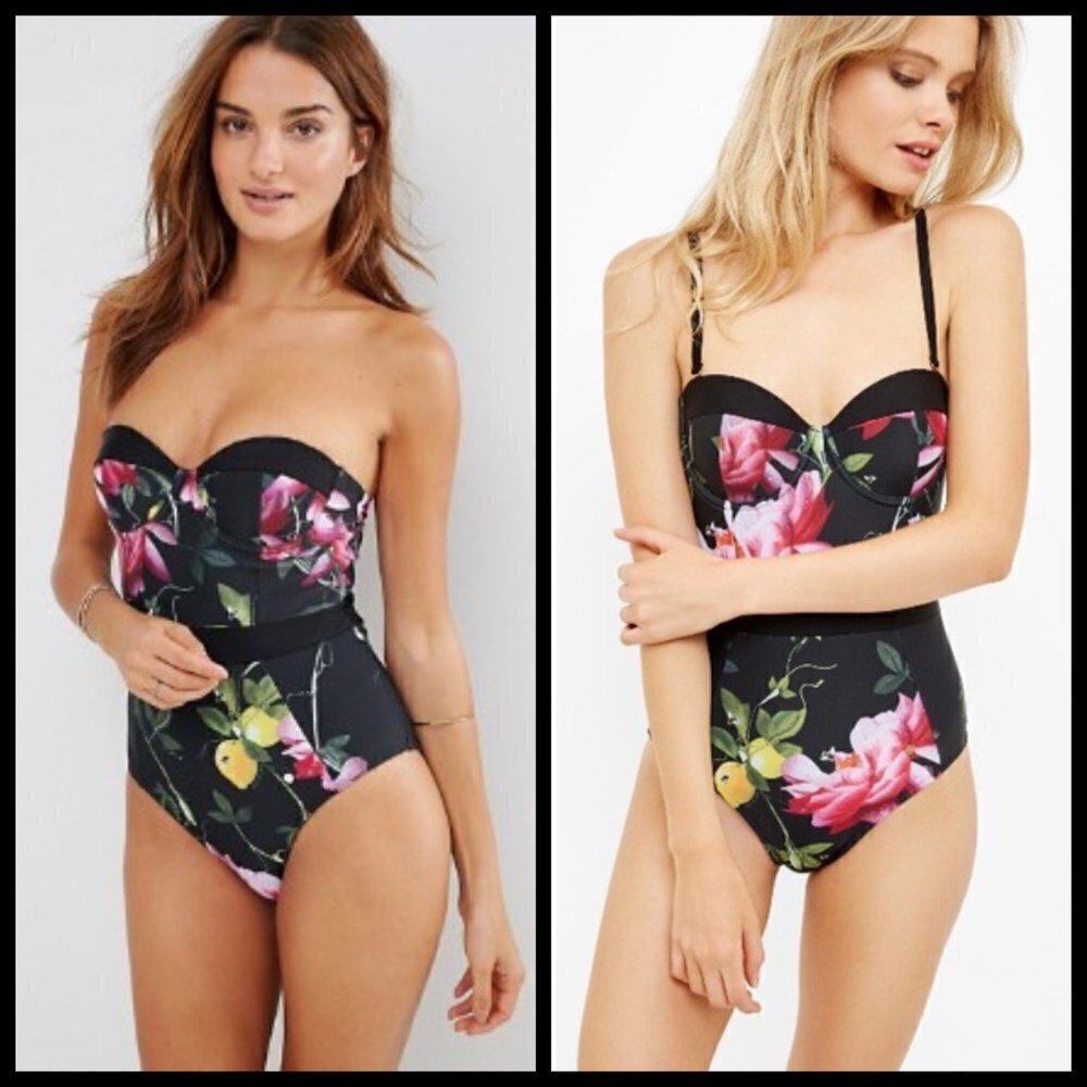 💕TED BAKER💕 Citrus Bloom One-Piece Swimsuit